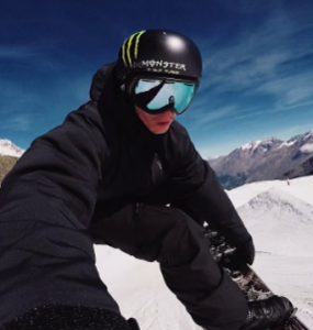 Max Parrot on Snowboard