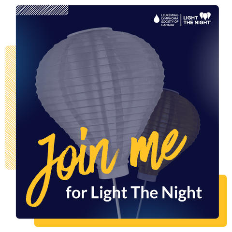 Join Me For Light The Night - White