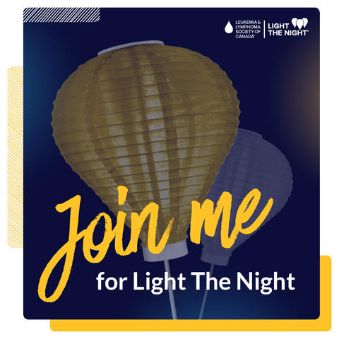 Join Me For Light The Night - Gold