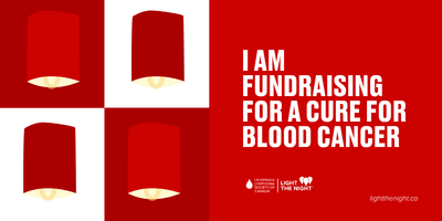 I am fundraising for a cure for blood cancer