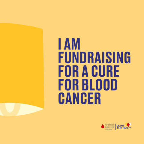 "I am fundraising for a cure for blood cancer" - In memory