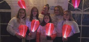 Picture of the Fireflies at Light The Night Walk 