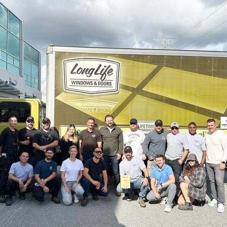 Kris Alexander and team Long Life Windows and Doors